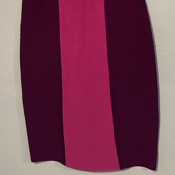 NWT BCBG MaxAzria Women's Aliza Sleeveless Slim Fit Block Colored Dress Size Med - Picture 9 of 16